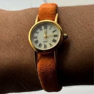 Retro Gold & Orange Watch